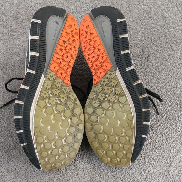 Nike Air Zoom Structure 20 Mens Size 13 Running Shoes Black Gray Sneakers - Picture 2 of 10